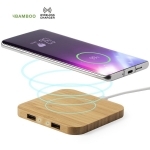 Chargeur à induction 10 W en bambou
