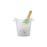 Seau à champagne en plastique givré