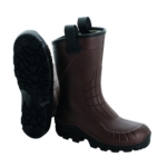 Demi-botte de sécurité fourrée robuste