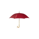 Parapluie en PE 190 T avec manche et poignée en bois