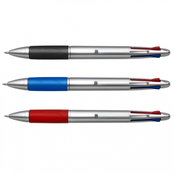 Stylo bille grip 4 couleurs