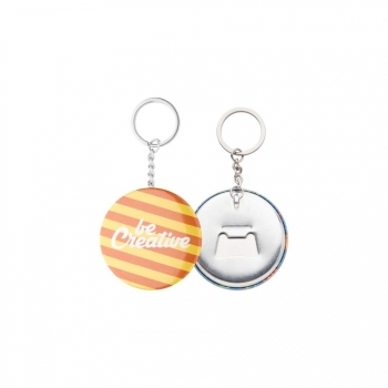 Porte-clés badge décapsuleur