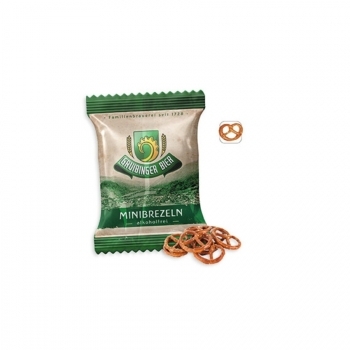 Mini bretzels 10 g fabriqués en Alsace