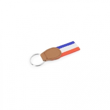 Porte-clés avec motif drapeau français