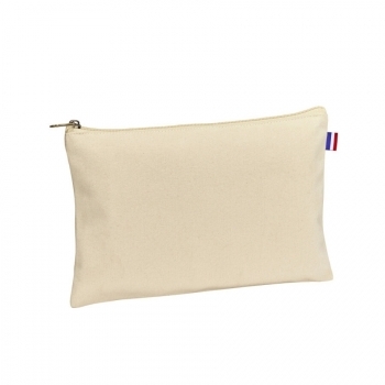 Pochette en coton naturel 220 g/m² Made in France