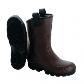 Demi-botte de sécurité fourrée robuste