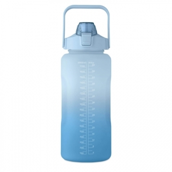 Bouteille avec marqueurs d'hydratation en rPET 2 L